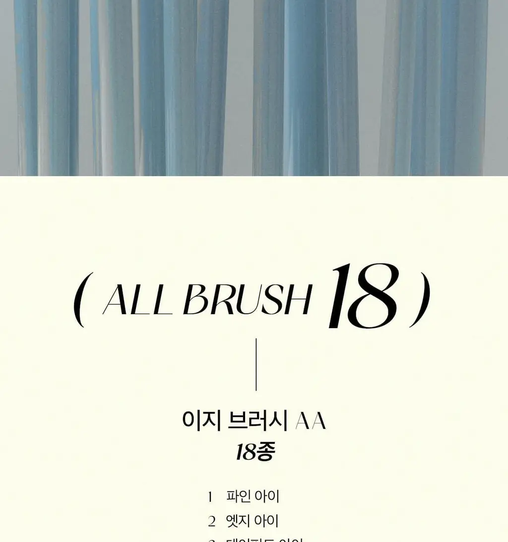 [GO지승/박스선정템] 에크멀 이지 브러시 에이에이 18종 택1 상세페이지 4